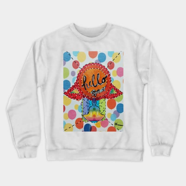 AWAKENING Hamsa by Harriette Knight Crewneck Sweatshirt by harrietteknight